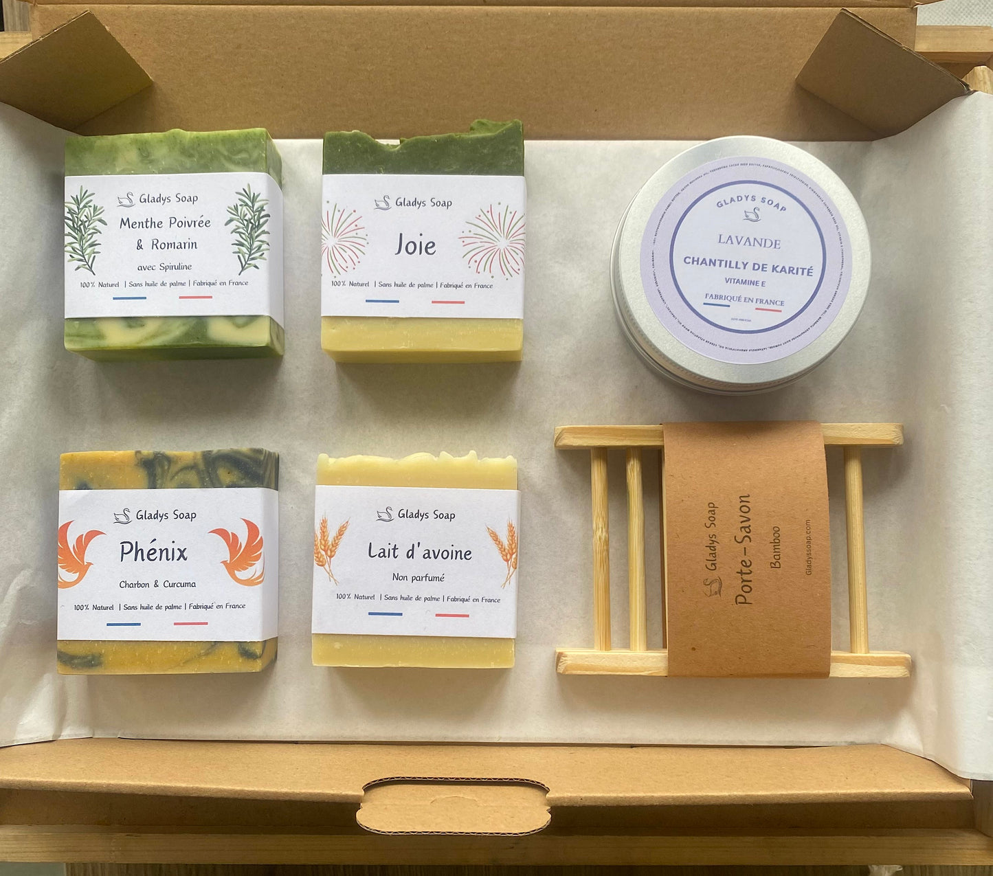 Ultimate Gift Box | 4 Natural Bars + Body Butter and Solid Shampoo Bar| Gift Set
