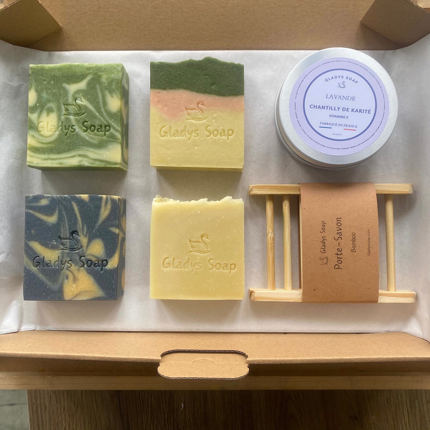 Ultimate Gift Box | 4 Natural Bars + Body Butter and Solid Shampoo Bar| Gift Set