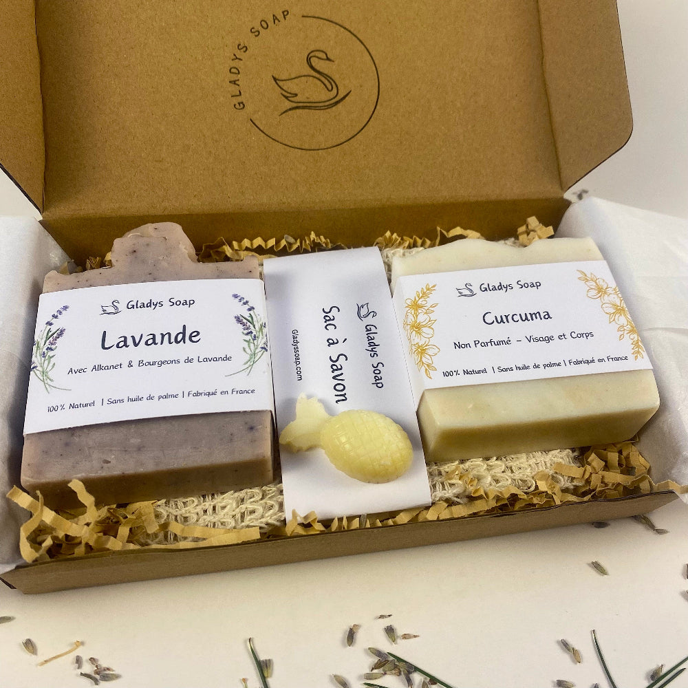 handmade natural sensitive skin soap giftset botanical vegan budget friendly