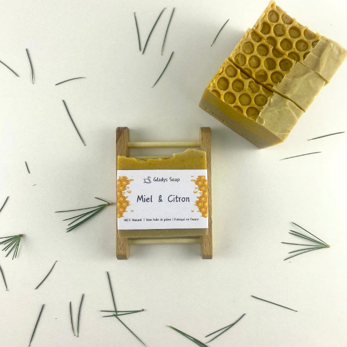 handmade natural sensitive skin soap honey lemon all natural